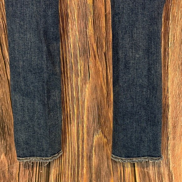 Rag & Bone Distressed Dark Blue Skinny Jeans - Picture 9 of 16